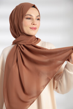 Chiffon Almond Hijab - Pure Scarfs
