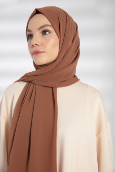 Chiffon Almond Hijab - 2
