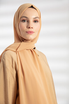 Chiffon Camel Hijab - 5