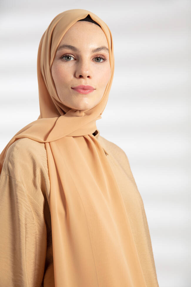 Chiffon Camel Hijab - 5