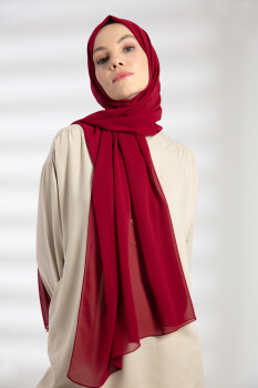 Chiffon Cherry Hijab - 4
