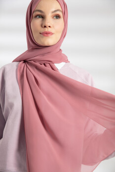 Chiffon Dusty Rose Hijab - Pure Scarfs