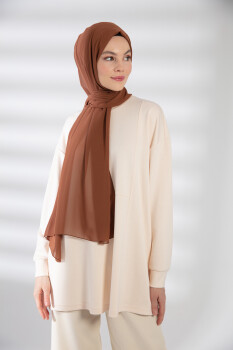 Chiffon Hazelnut Hijab - 5