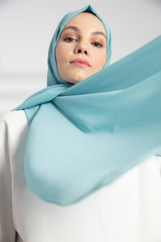 Chiffon Mint Green Hijab - Pure Scarfs
