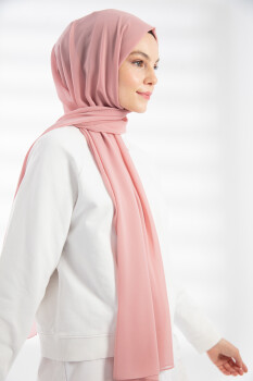 Chiffon Pink Hijab - 5