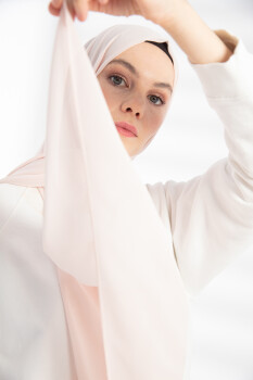 Chiffon Powder Hijab - 2
