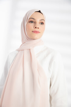 Chiffon Powder Hijab - 4