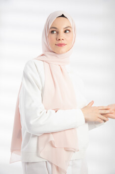 Chiffon Powder Hijab - 5