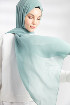 Chiffon Sage Hijab - Pure Scarfs