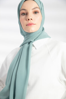 Chiffon Sage Hijab - 4