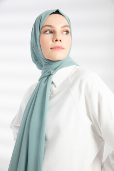Chiffon Sage Hijab - 5