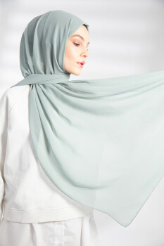 Chiffon Soft Sage Hijab - 2