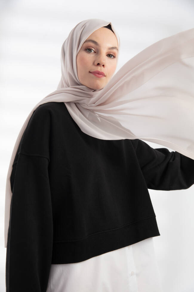 Chiffon Stone Hijab - 2