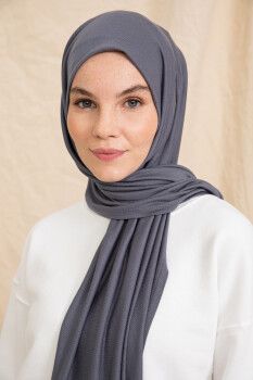 Jersey Anthracite Hijab - 2