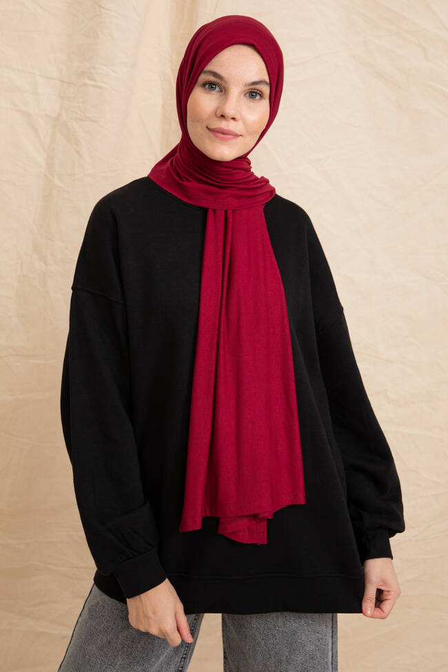Jersey Cherry Hijab - 2