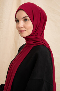 Jersey Cherry Hijab - 4