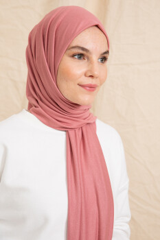 Jersey Dusty Rose Hijab - 4