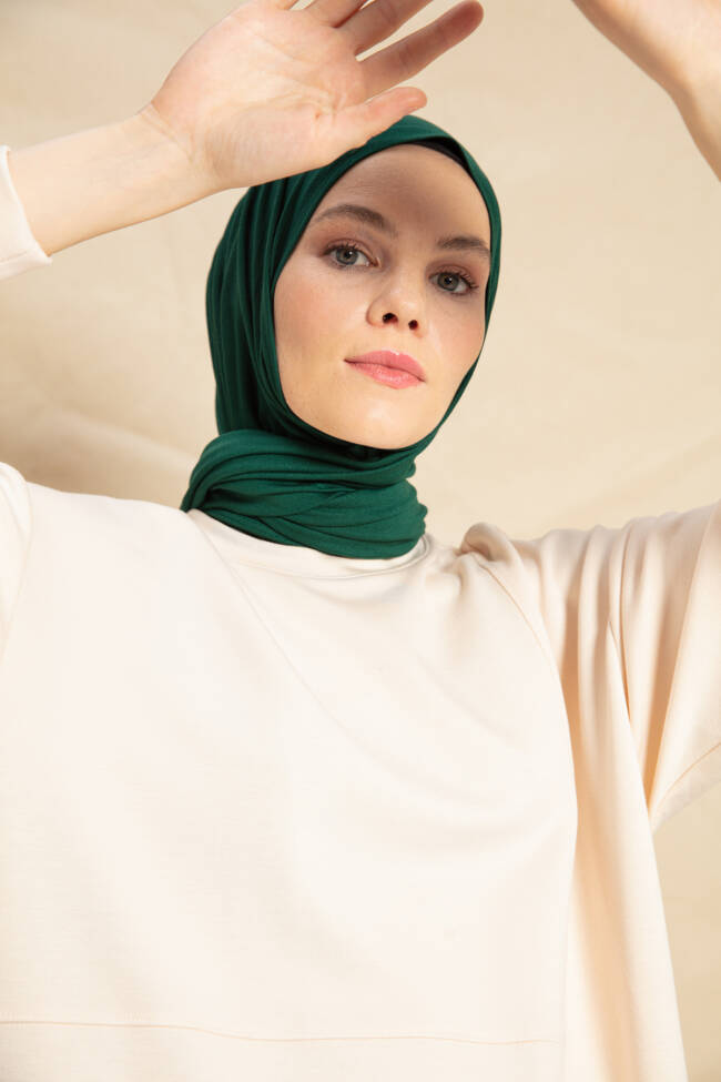 Jersey Emerald Hijab - 2