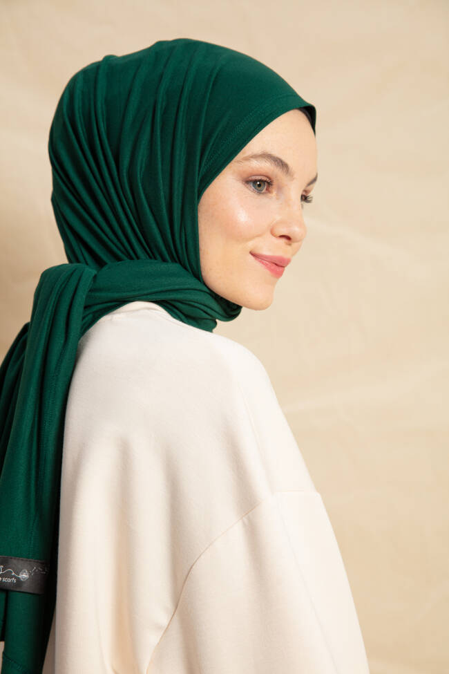Jersey Emerald Hijab - 4
