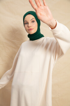 Jersey Emerald Hijab - 5