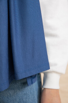 Jersey Indigo Hijab - 5