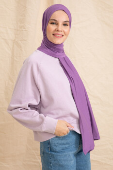 Jersey Lavender Hijab - 2