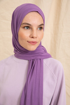 Jersey Lavender Hijab - 5