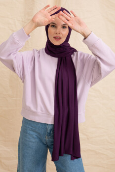 Jersey Mulberry Hijab - Pure Scarfs