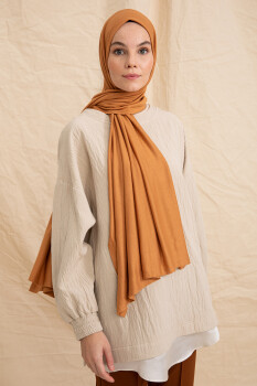 Jersey Mustard Hijab - Pure Scarfs