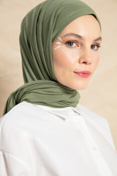 Jersey Pistachio Hijab - Pure Scarfs