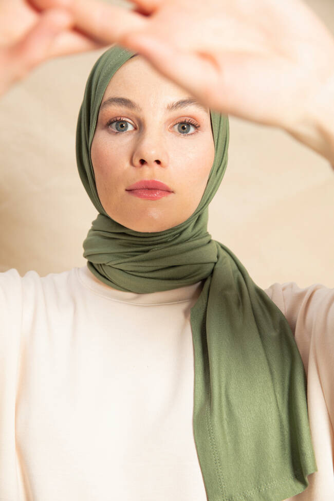 Jersey Pistachio Hijab - 3