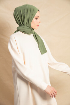 Jersey Pistachio Hijab - 5