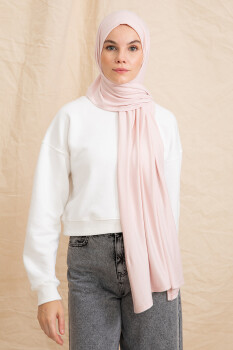 Jersey Powder Pink Hijab - Pure Scarfs