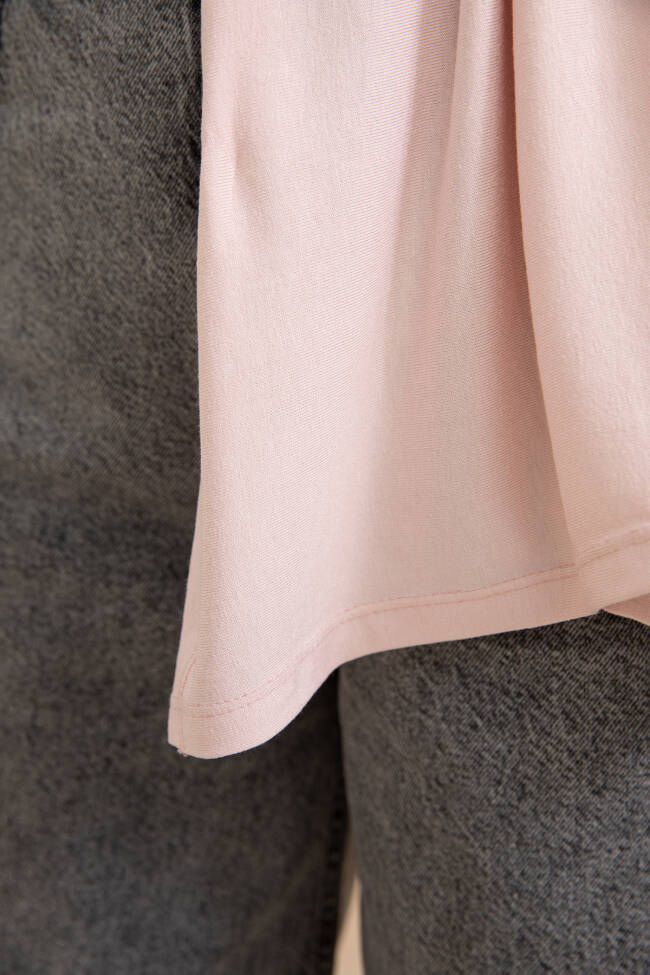 Jersey Powder Pink Hijab - 5
