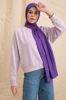 Jersey Violet Hijab - Pure Scarfs