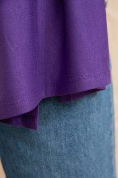 Jersey Violet Hijab - 5