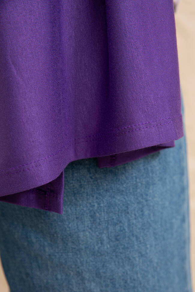 Jersey Violet Hijab - 5