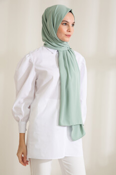 Medina Silk Aqua Green Hijab - 3