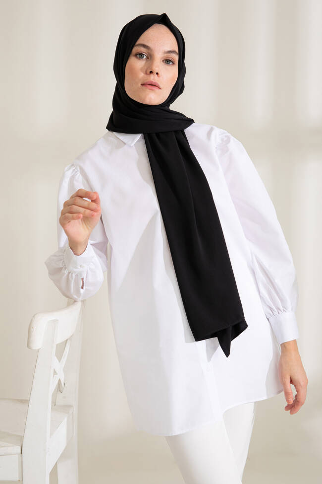 Medina Silk Black Hijab - 2
