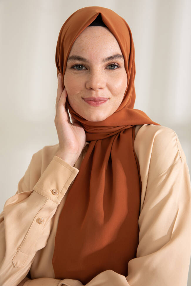 Medina Silk Camel Hijab - 1