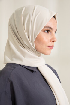 Medina Silk Ivory Hijab - 4