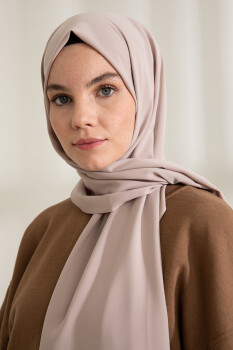 Medina Silk Latte Hijab - Pure Scarfs