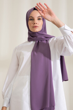 Medina Silk Lavender Hijab - 2
