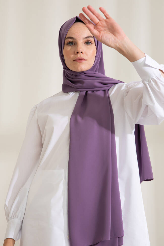 Medina Silk Lavender Hijab - 2