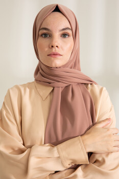 Medina Silk Milky Coffee Hijab - Pure Scarfs