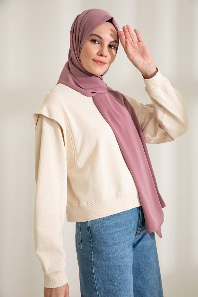 Medina Silk Thistle Hijab - 2
