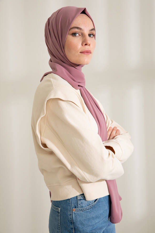 Medina Silk Thistle Hijab - 3