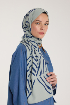 Pure Tone Şal - V Desen - Çağla - Laci - Pure Scarfs